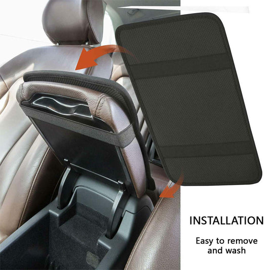 Uni Jesus Hand Schnauzer Flower Field Car Armrest Pad