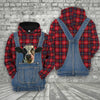 Unique Holstein Red Plaid Pattern 3D Shirts