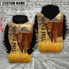 Uni Personalized Name South Poll On The Farm 3D Hoodie